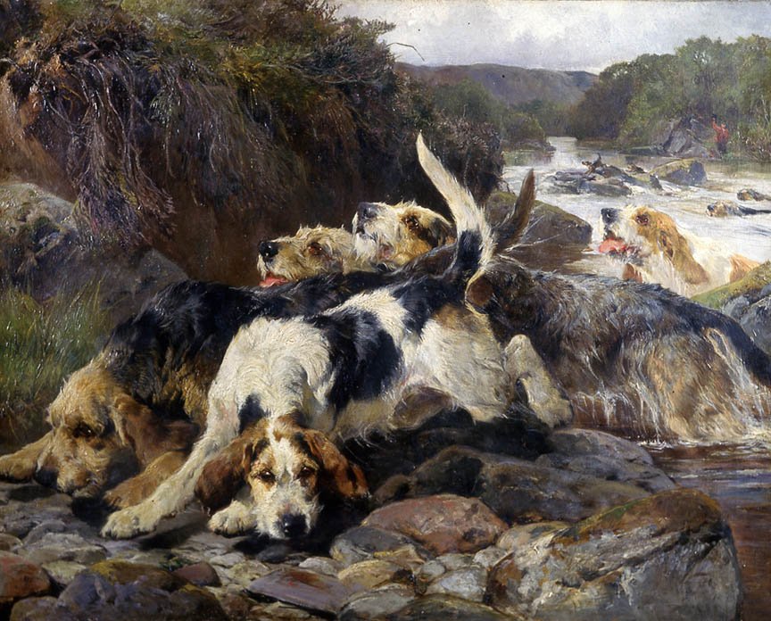 Unknown Artist The Otterhounds by John Sargent Noble